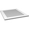 Ekena Millwork Vertical Surface Mount PVC Gable Vent: Non-Functional, w/ 3-1/2"W x 1"P Standard Frame, 28"W x 32"H GVPVE28X3201SN - alternate 5